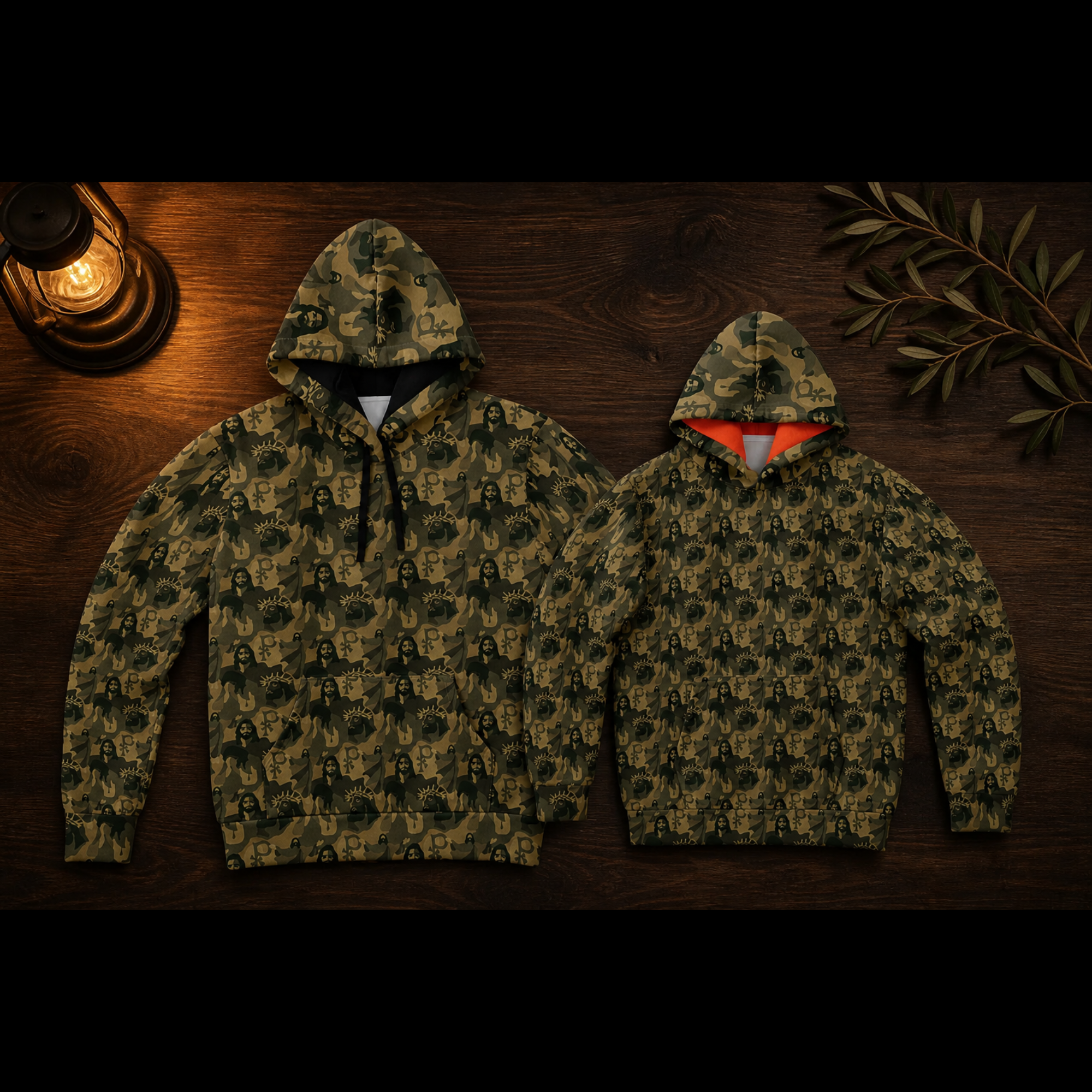 Hoodies Jesus Camo