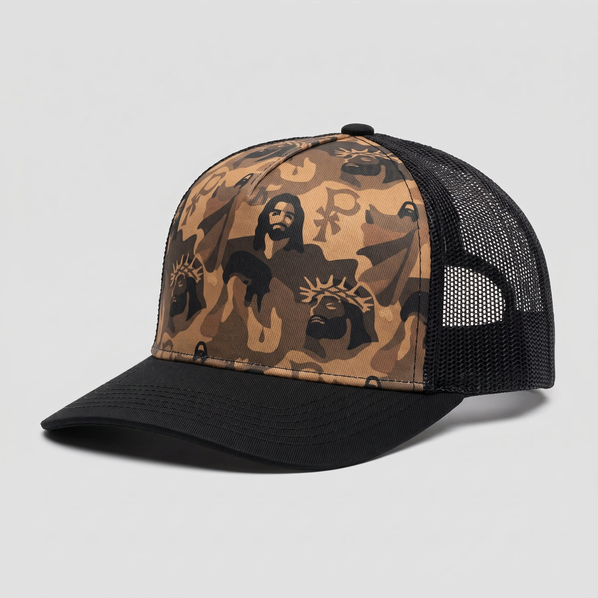 Original Jesus Camo™ Hat – Low-Profile Trucker & Performance Jesus Camo