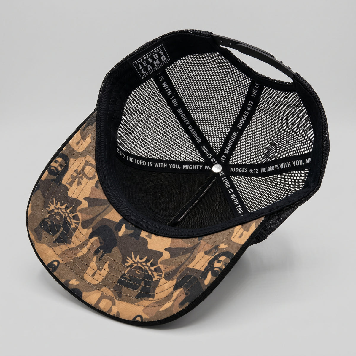 Original Jesus Camo™ Hat – Low-Profile Trucker & Performance Jesus Camo