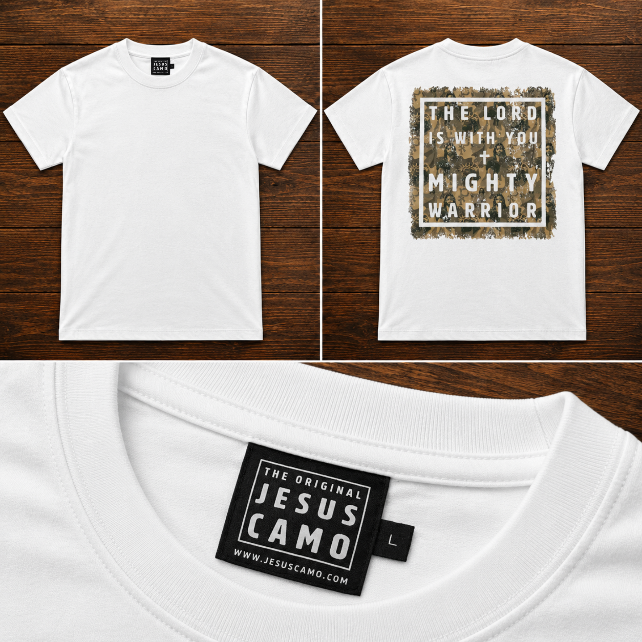 Kids “Mighty Warrior T-Shirt | Judges 6:12 | 100% Cotton ODMPOD